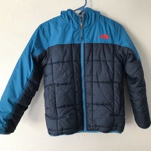 THE NORTH FACE BOYS REVERSIBLE Puff COAT Sz 10-12